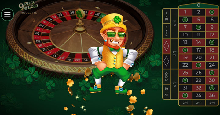 Le lutin du jeu de roulette irlandais